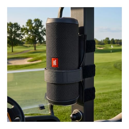 Homemount Portable Speaker Mount For Golf Cart Accessories - Adjustable Strap Fits Bluetooth Wireless Speaker Strap Attachment To Heater/Beach Umbrella/Boat