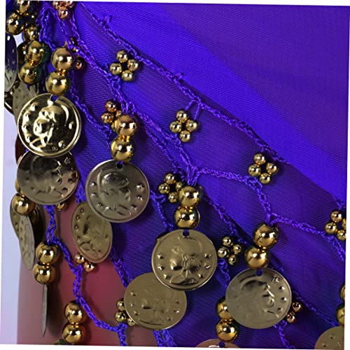 Yardwe Saia De Balé Cinto De Lenço Saia De Dança Do Ventre Lenço De Dança Do Ventre Com Moedas Lenço