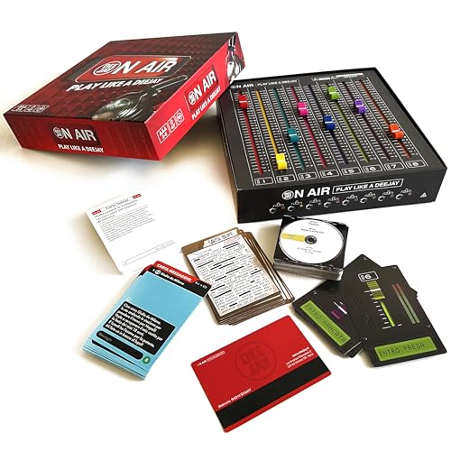 Asmodee - On Air - Play Like A Deejay - Il Gioco Da Ravolo Di Radio Deejay, 3-8 Giocatori, 10+ Anni, Edizione In Italiano - 11