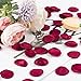 400 PCS Silk Rose Petals Burgundy Red Flower Petals for Romantic Night, Weddings Aisle Centerpieces, Table, Party, Home Decoration, Romantic Night Decoration,Valentine's Day Decoration