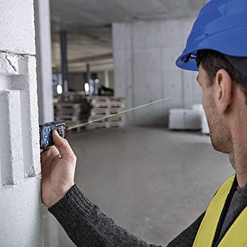 Bosch Professional Laser Measure GLM 50-27 CG + Belt Clip (green laser, range: up to 50m, robust, IP65, data transfer via Bluetooth, 2x AA batteries, hand strap, pouch) - Amazon Exclusive Set