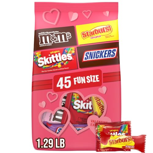 M&M's, Snickers, Skittles & Starburst Fun Size Variety Pack, 45 Count