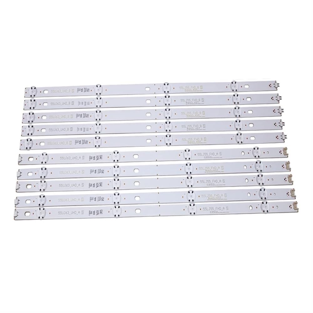 UVWP Marque 10 Bandes/Ensemble de LED Bandes de rétroéclairage for LG 55UJ6300 55UJ6307 55UJ635V