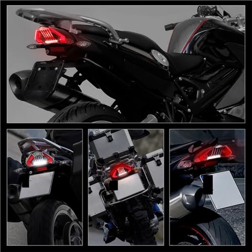 Luz trasera de freno y DRL para moto BMW R1200GS F800 G650 GS Dakar 6