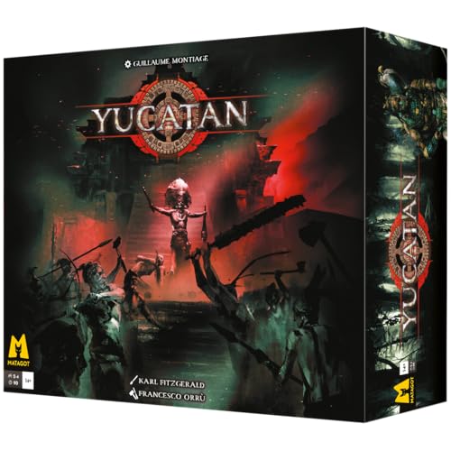 Matagot Yucatan - Juego de Mesa De Estrategia, A Partir de 14 Años, De 2 a 4 Jugadores, 90 Minutos por Partida, Español
