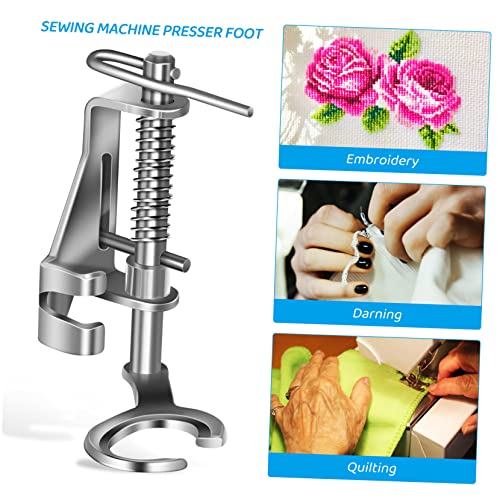 Pie para máquina de coser metálico para acolchado y bordado miniatura 4