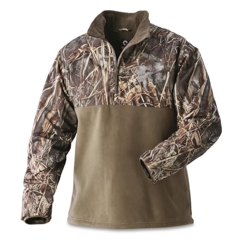Guide Gear Men's Waterproof Waterfowl Pullover; Fall Season Hunting Jacket RT Max-7 LARGE