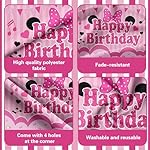 Pink Birthday Party Supplies - Pink and Black Balloon Arch Garland Kit Decorations,Backdrop for boys Kids - Image 4