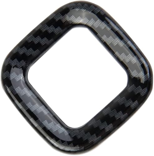 Miniatura 3 de Fewshaw Anillo de botón de freno de estacionamiento electrónico de fibra de carbono para Chevy Silverado 1500GMC Sierra 1500 2020-2025 para Sierra