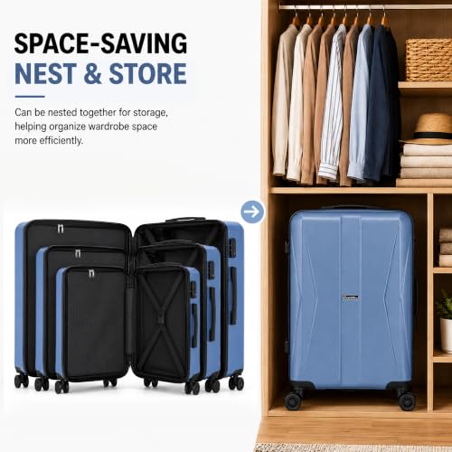 CONCEPTEN 5-Piece Suitcase Set