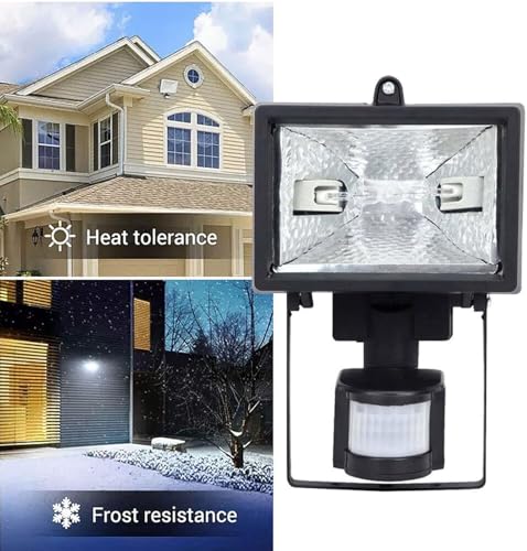 120W LED Security Lights Outdoor with Motion Sensor, Waterproof PIR Floodlight for Garden Garage Driveway, Adjustable Wall/Ceiling Mount Outdoor Lighting - Image 4