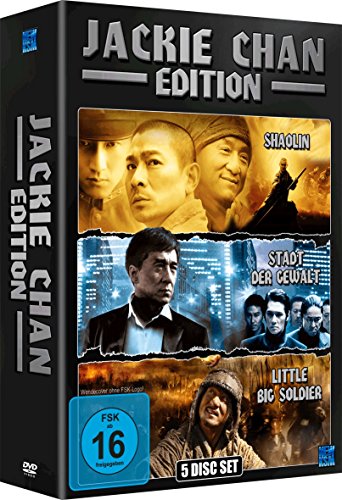 Jackie Chan Edition (Little Big Soldier / Shaolin / Stadt der Gewalt) [5 DVDs] [Collector's Edition] [Alemania]