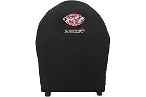 6659 AKORN Jr. Portable Kamado Charcoal Grill Cover, Black