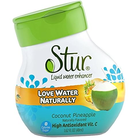 STUR Coconut Water Pineapple Drink Mix, 1.62 OZ Cover