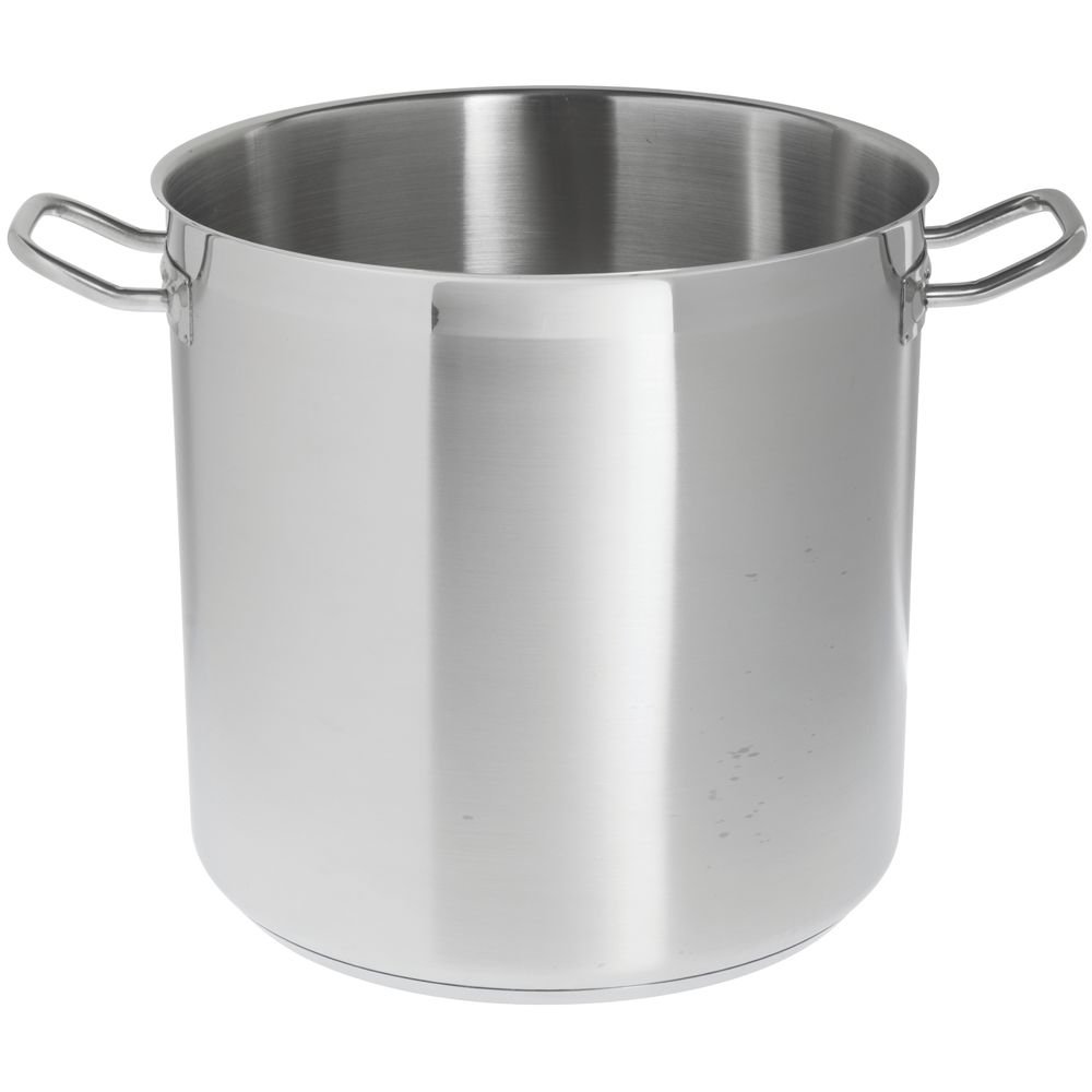 Stock Pot 19 Quart Stainless - 11 4/5"Dia x 10 1/4"H by HUBERT – 19 Quarts, Stainless Steel, Silver, Model 103018
