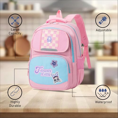 Image of Tinytot 22 Litre 17-Inch Waterproof Large School Bag for Boys & Girls, Kids School Bag, School Backpack for Girls and Boys, for Kids, Ideal for Children