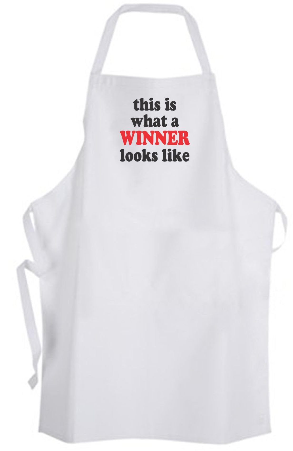 This is What A Winner Looks Like - Adult Size Apron - Winning Champion