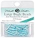 Produktbild Mill Hill Glas-Bugle Beads, groß, Aqua Ice