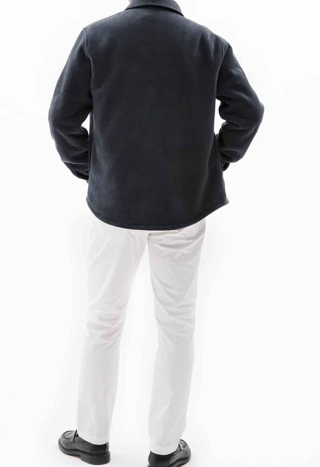 ThCreasa Mens Sherpa Fleece Lined Flannel Shirt Jacket Warm Button Down Plaid Shirt-Jac - Image 5