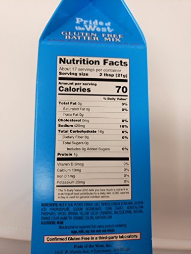 Pride of the West Gluten Free All Purpose Batter Mix (2 Pack)