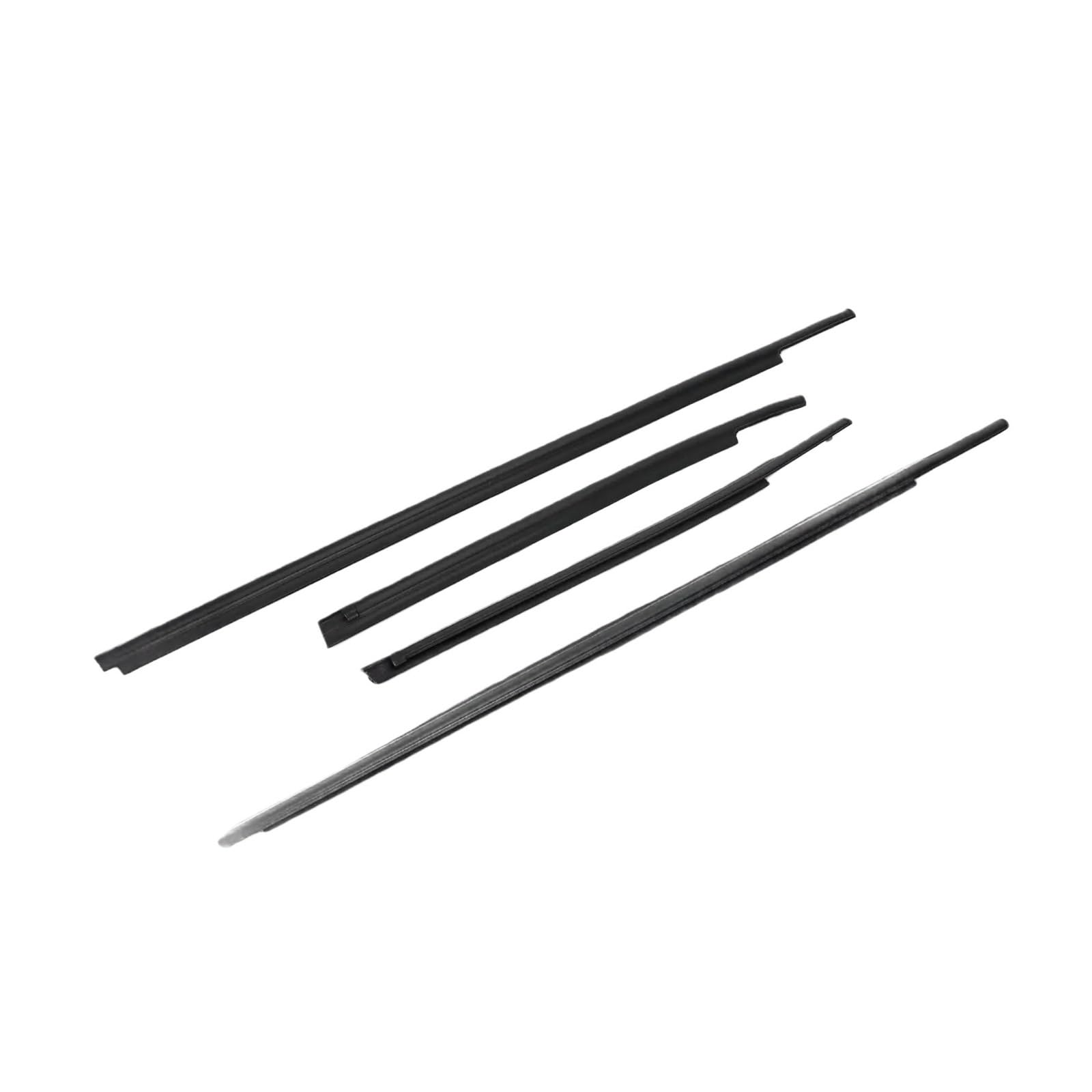 Toudayuhp One Color 4X Car Outside Window Weatherstrip Seal Belt Moulding Compatible With Tundra Double Cab 07-20