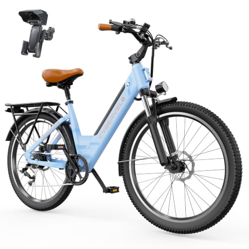 Cybervelo 750W Electric Bike for Adults,up 80 Miles Removable Battery Ebike, 26" Electric E Bike with 7-Speed,Adult Electric Bicycles for Commute Beach Snow Womens/Man All Terrain image 28