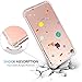 KIOMY for iPhone 7 Case Clear with Design Cute Outer Space Galaxy Planet Protective Cell Phone Back Cover for iPhone 7