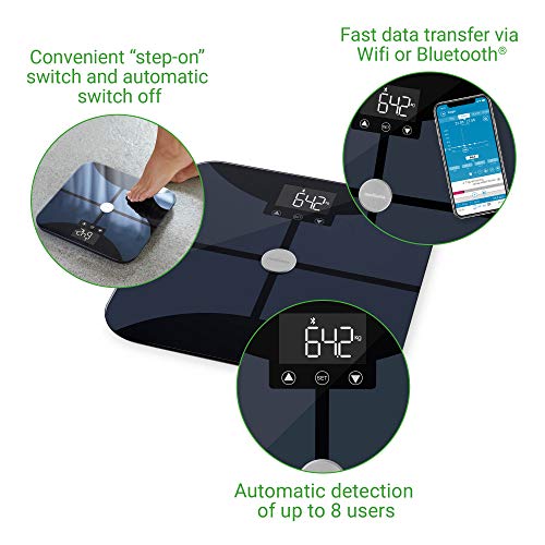 Medisana BS 652 Körperanalysewaage bis 180 kg mit WLAN oder Bluetooth