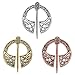 W WOOGGE 3 Pack of Bronze Irish Viking Penannular Brooch Buckle Clasp Clothes Fasteners Cloak Pin Viking Brooch Medieval Viking Jewelry