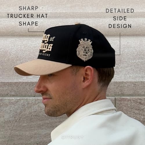 Image of Vintage Faith & Forever Trucker Hat | Men & Women | Christian Cross Jesus Hats | Bachelorette Bride Hat | Cotton | Snapback