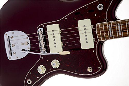 Fender 0140070793 Troy van Leeuwen (Gueldre) Jazzmaster Bound Touche Palissandre Guitare électrique Rouge - Les Beatles, Paul McCartney, John Lennon, RIngo Starr, George Harrison Fender 0140070793 Troy van Leeuwen (Gueldre) Jazzmaster Bound Touche Palissandre Guitare électrique Rouge – Image 4