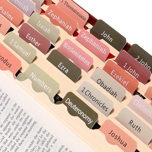 Large Print Bible Tabs for Women, 90 Pieces Vintages Small