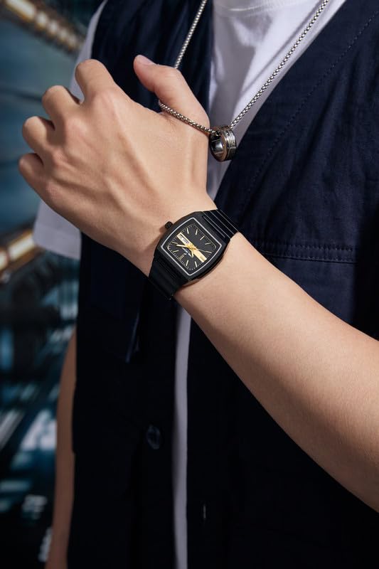 Image of Daniel Hechter Paris Emma Collection Analog Quartz Watch for Men with Square Dial with Day-Date Function, Stainless Steel Strap - DHM1049