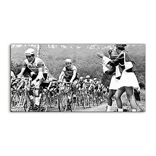 Photo trempé art murale Tour de France grand format 140x70cm