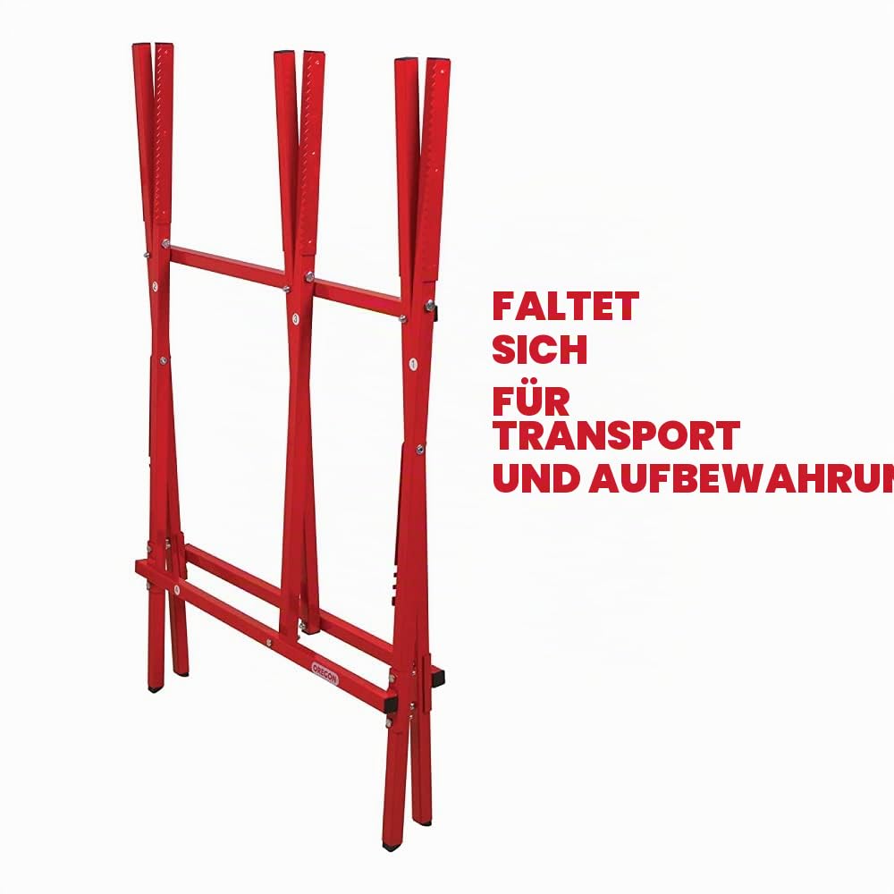Oregon Sägebock, Klappbar und Verstellbar, 27 cm Stamm-Kapazität (584145)