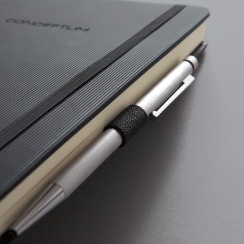Sigel-CO115-Notebook-CONCEPTUM-black-Hardcover-squared-size-A4-with-numerous-features
