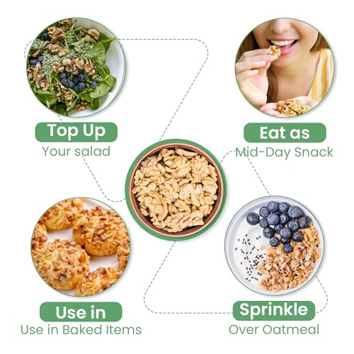 Image of Nutraj California Walnut Kernels 1.5kg (250gm x 6) Pack Without Shell | Akhrot Giri | Dry Fruits and Nuts | Grocery Items.