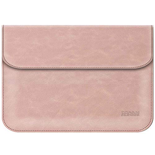 TECOOL 12.5-13 Pulgadas Funda Ordenador Portátil, Cuero de Gamuza Protectora Sleeve Bolsa para 2018 2019 MacBook Air 13 A1932 / 2016-2019...