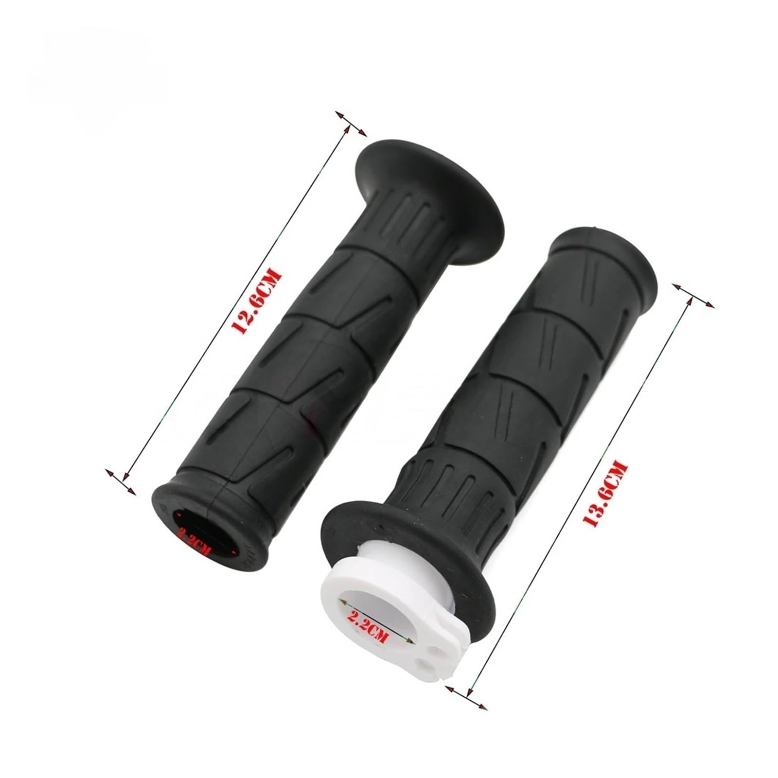 Empuñaduras Manillar para Z1100 GPZ900R GTR1000 KZ1000 ZX-10R W800 ZRX1100 ZR1100 Cubierta De Manillar De Goma para Motocicleta Empuñaduras De Manillar