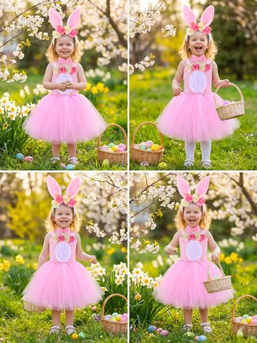 Vestido Tutú Conejito de Pascua para Niñas miniatura 4