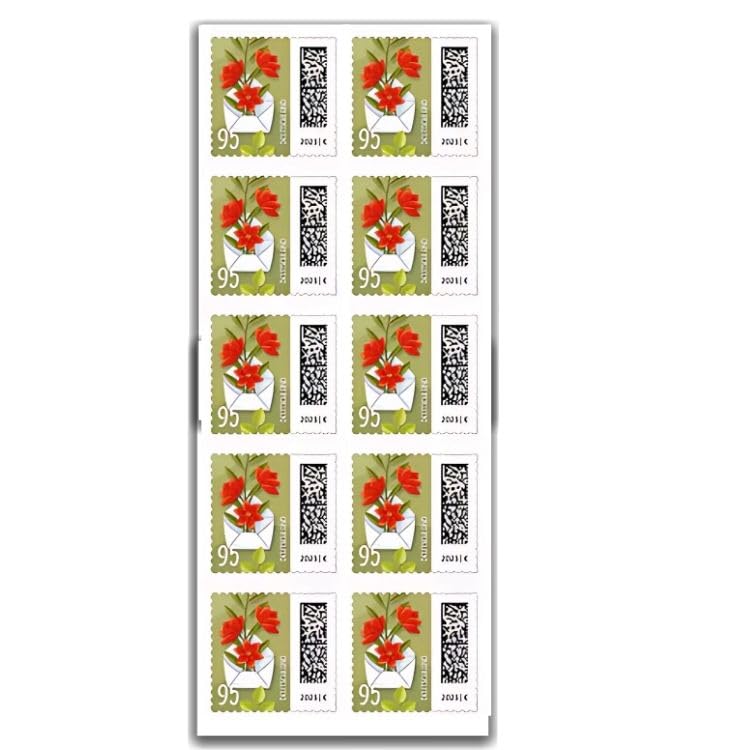 Deutschepost briefmarken 10x 0,95€ Briefmarken selbstklebend, für Standardbriefe bis 20g & Markenset Ballonpost 20 stück Briefmarken (10 Marken, 0,95 Euro)
