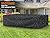 STARTWO Patio Furniture Covers, Waterproof Heavy Duty 500D Outdoor Sectional Sofa Cover, 126x64x28in, Patio Cover for Outdoor Furniture with Windproof Buckles, Patio Table and Chair Set Cover, Black