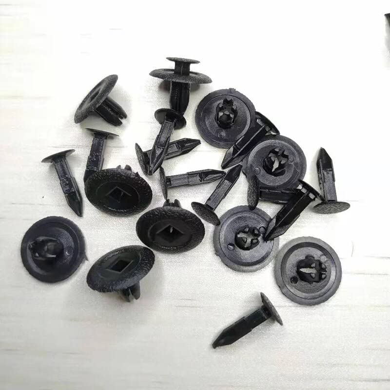 10/20/50 Pcs Black Car Door Fender Trunk Fastener Panel Clips