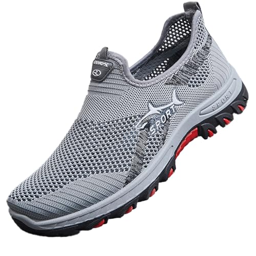 Jarv Cooling Comfort Sneaker, Atlacoast Summer Breathable Slip-On Sports Walking Shoes, Lightweight Anti-Slip, for Man