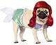 Rubie’s Disney 200191LXL_XL Prinzessin Haustierkostüm, Arielle, Größe XL