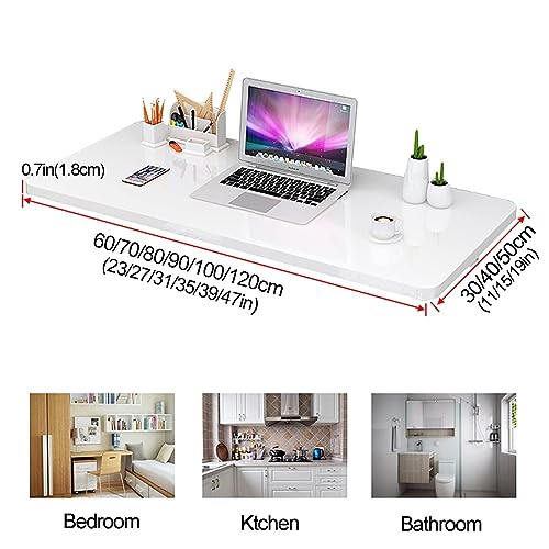 Bureau mural pliable pour libérer de l'espace table rabattable mur