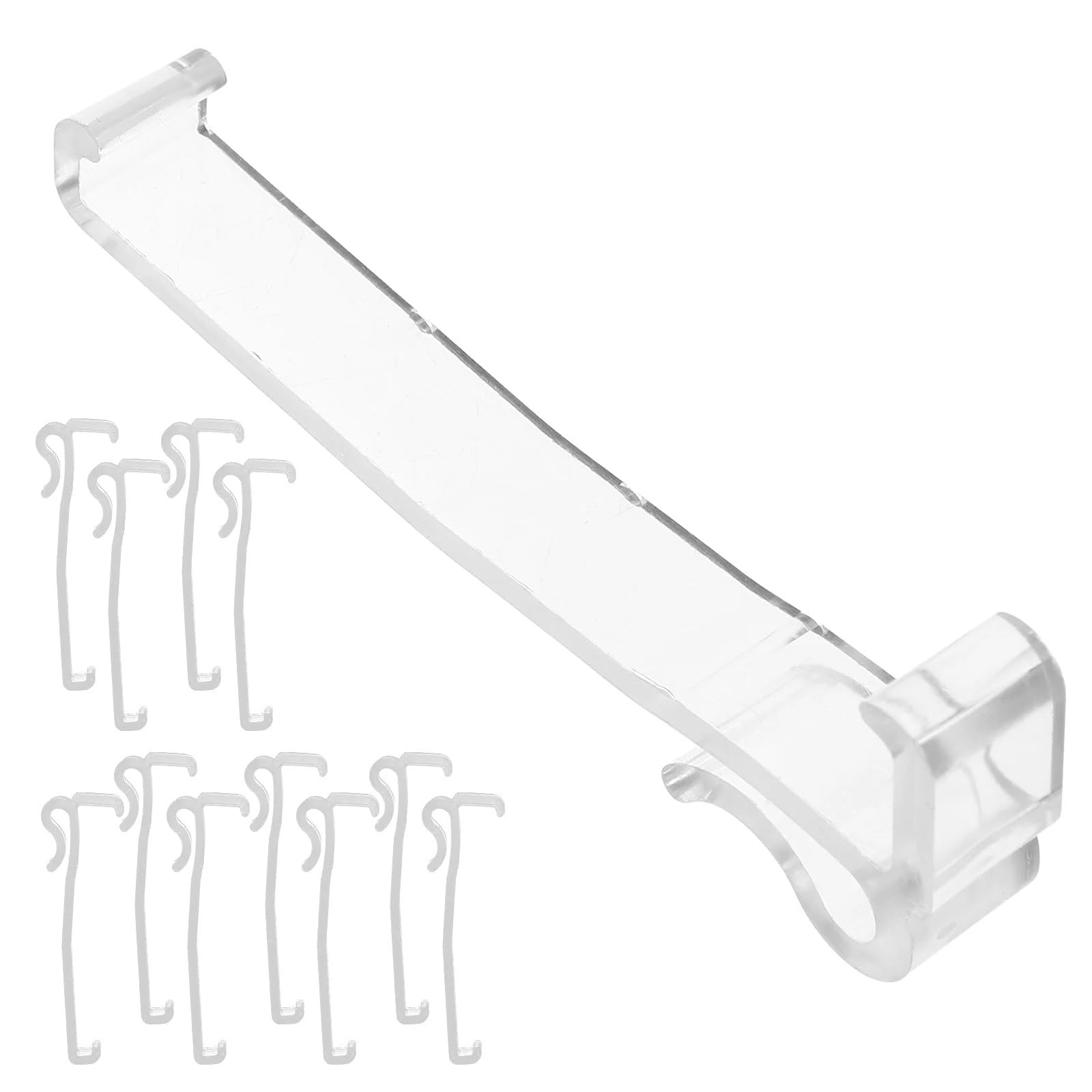 12 Pcs Blind Trim Clip Clips Venetian Clamps Valance for Blinds Plastic Vertical For Door
