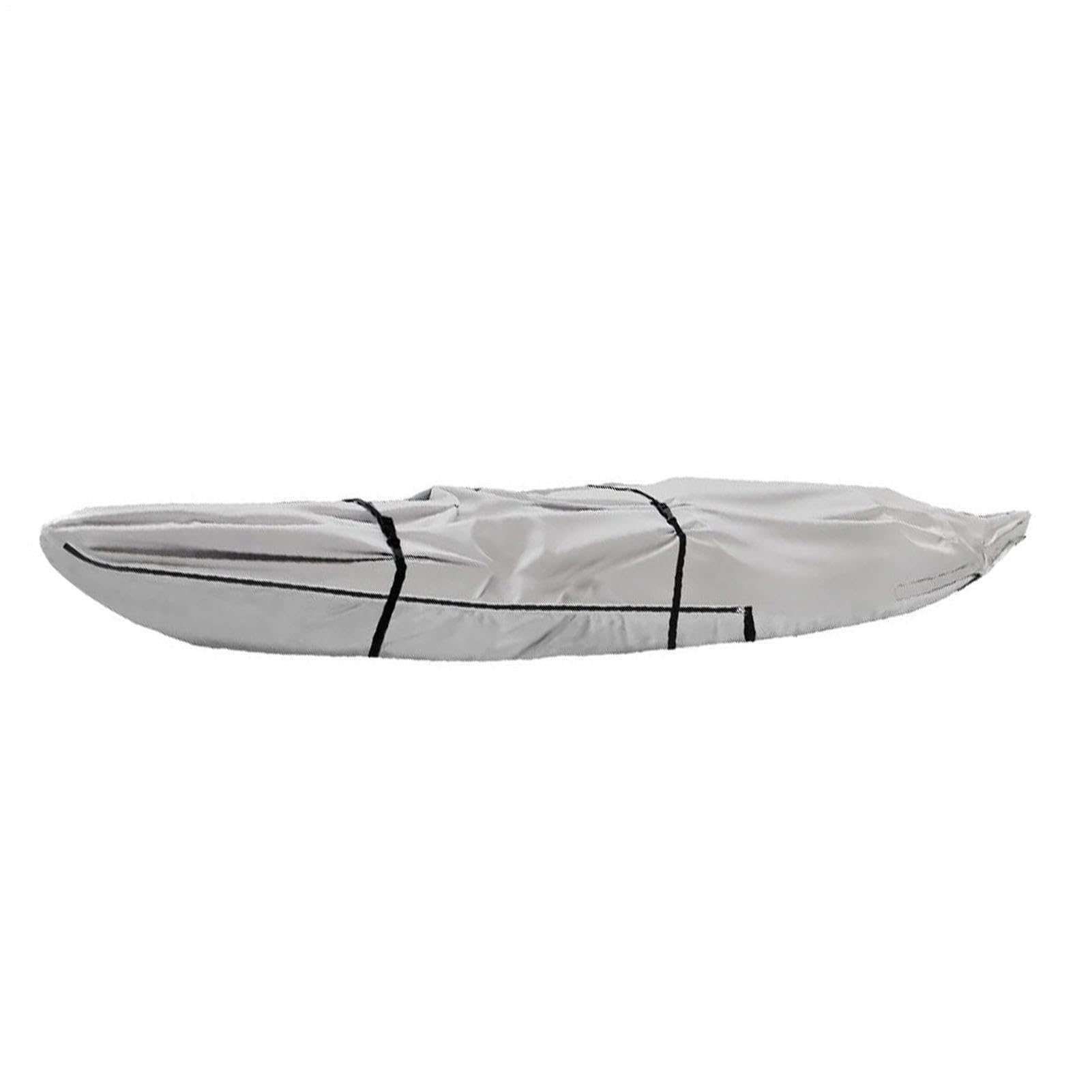 Telo di copertura impermeabile per kayak con chiusura lampo – 420D Oxford protezione UV per esterni, trailerbar canoa copertura contro pioggia e polvere, copertura robusta per barca per stoccaggio e