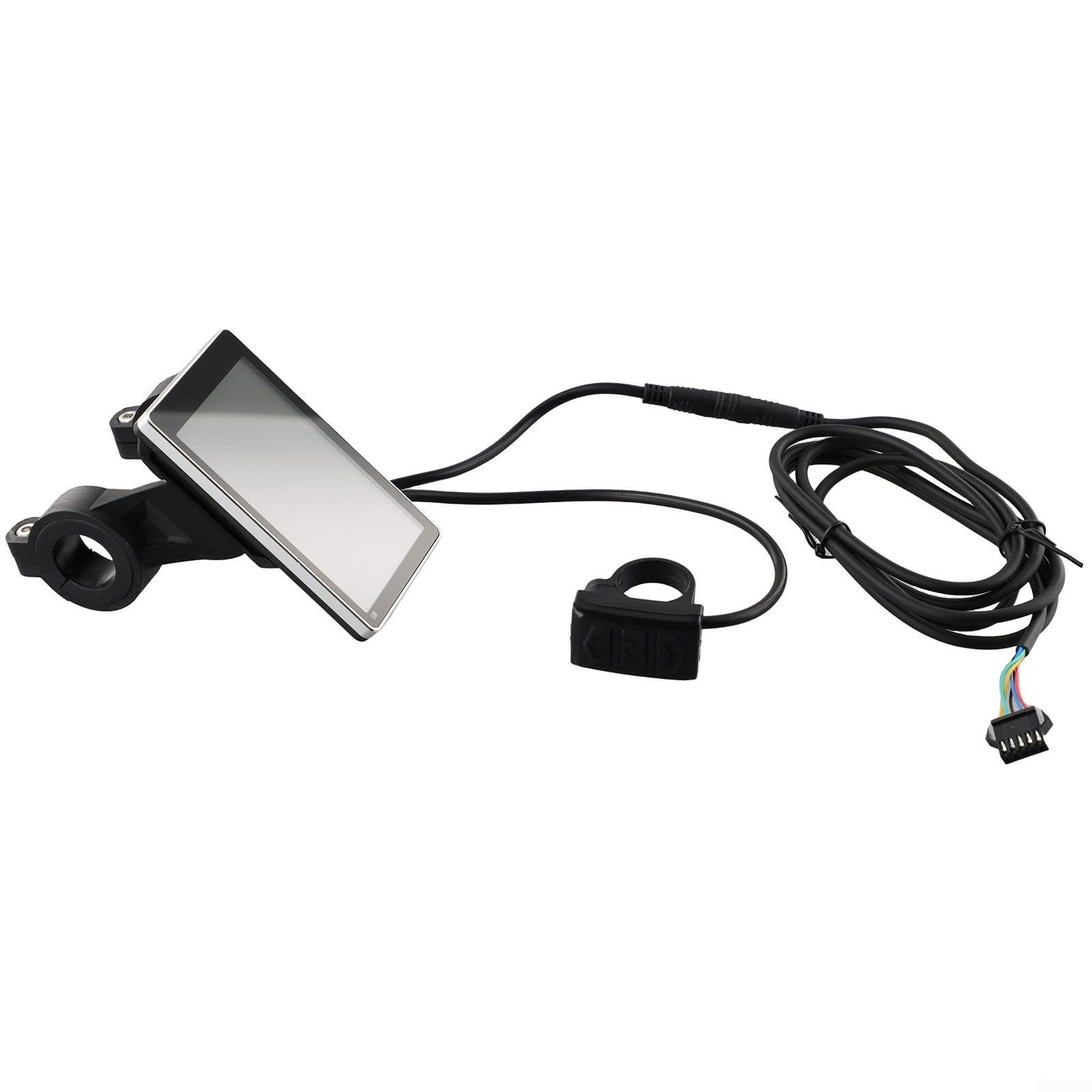 Oniissy 5pin M5 LCD Display für E-For Bike Elektroroller Tacho mit Steuerung, kompatibel mit Kommunikationsprotokoll Nr. 2, ABS & Stahlgehäuse, 2M Kabel