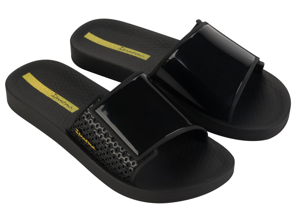 Ipanema Anatomic Urban Slide Fem, Women's Sandal, Black/White, 8.5/9 UK